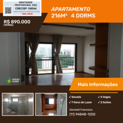 Apartamento com 4 Quartos à Venda,  em Vila Suzana - São Paulo