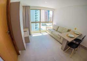 Apartamento com 2 Quartos para Alugar, 28 m² em Boa Viagem - Recife