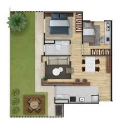 Apartamento com 2 Quartos à Venda, 47 m² em Jardim Tijuca - Campo Grande