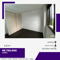 Apartamento com 2 Quartos à Venda, 65 m² em Itacorubi - Florianópolis