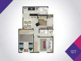 Apartamento com 2 Quartos à Venda, 57 m² em Jardim Nova Boa Vista - Hortolândia