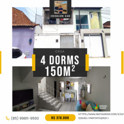 Casa com 4 Quartos à Venda, 150 m² em Novo Mondubim - Fortaleza