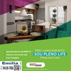 Apartamento com 2 Quartos à Venda, 24.205 m²em Vila Cintra - Mogi das Cruzes