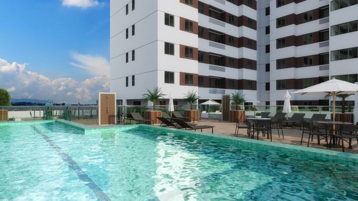 Imagem de fundo do condomínio Condomínio Residencial Urban 302 - Samambaia Sul (Samambaia)  - Brásília - DF 