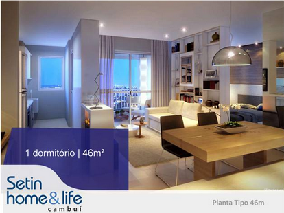 Imagem de fundo do condomínio Condomínio Setin Home Life Cambui Campinas - Cambuí - Campinas - SP