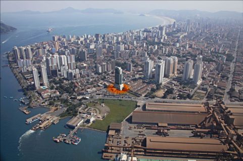 Imagem de fundo do condomínio Condomínio The One Santos - Ponta Da Praia - Santos - SP