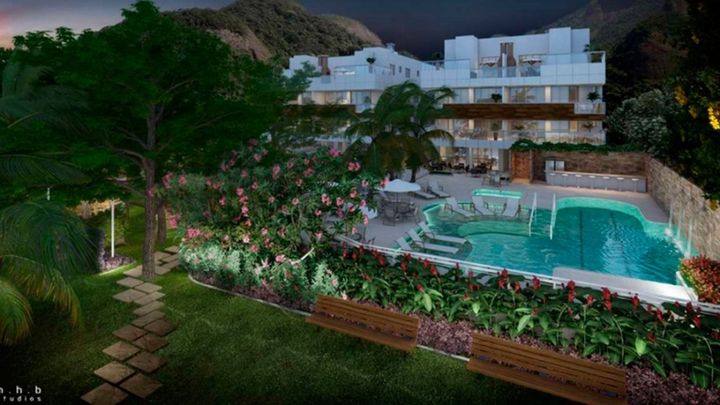 Imagem de fundo do condomínio Condomínio Villaggio Lake & Gardens - Barra Da Tijuca - Rio De Janeiro - RJ