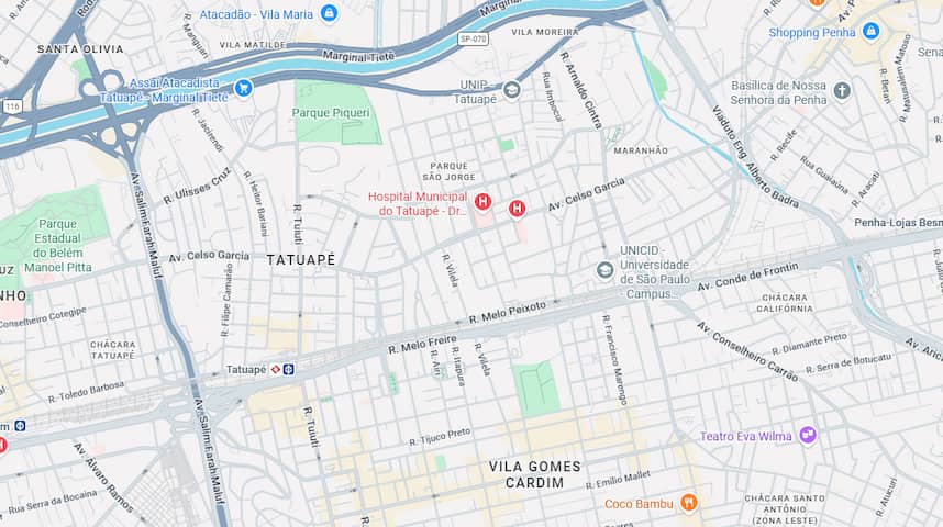 Anúncio no mapa