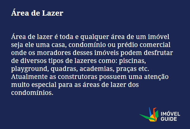 Área de Lazer