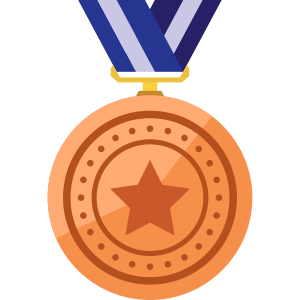 imagem da medalha de bronze